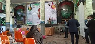 جشن دهه کرامت در پایگاه معراج حوزه نرجس خاتون ناحیه مرکزی یزد