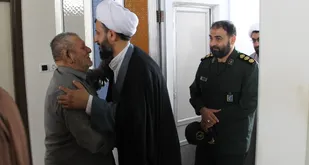 دیدار پاسداران سپاه گرگان با جانباز70 درصد سرخنکلاته
