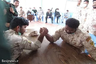 برگزاری مسابقات ورزشی کارکنان وظیفه سپاه شهرستان سرباز