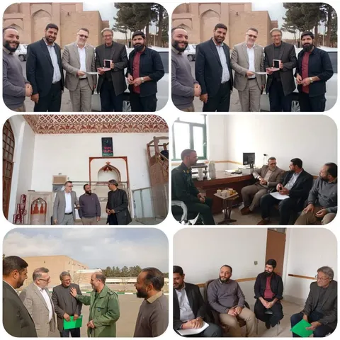 بازدید مسئولین سازمان بسیج هنرمندان کشور از کانون بسیج هنرمندان قاین