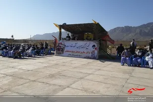 حضور مقتدرانه و غرور آفرین بسیجیان حوزه مقاومت بسیج سردار شهید حبیب لکزایی سپاه خاش در تجمع اقتدار بسیجیان