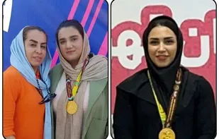 ۲ نشان طلا توسط بانوان کردستانی
