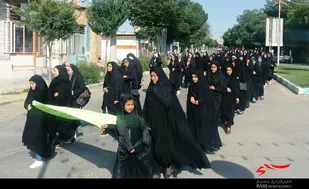 پیاده روی و همایش بزرگ عفاف و حجاب در چادگان