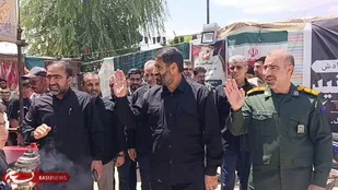 بازدید فرمانده سپاه لرستان از مواکب کوهدشت