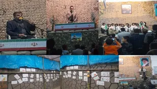 یادواره 15 شهید روستای ده آقایی وآبپنگوئیه زرند برگزارشد