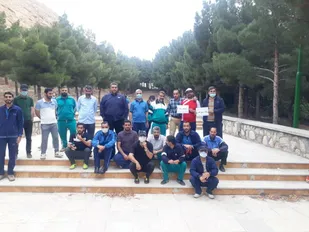 برگزاری پیاده روی کارکنان سپاه شاهرود+تصاویر