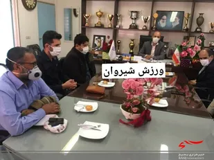 دیدار معاونت ورزش و آمادگی جسمانی سپاه شیروان با رئیس اداره ورزش