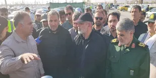 بهر ه برداری فاز دوم پارکینگ اربعین با حضور وزیر کشور