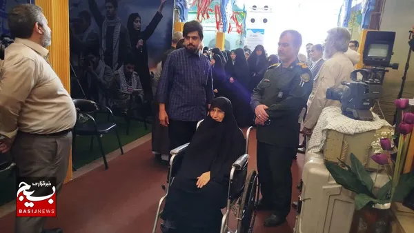 حضور دختر امام خمینی(ره) در گیلان
