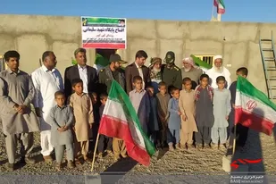 پایگاه مقاومت حاج قاسم سلیمانی روستای کهن کهور شهرستان مهرستان افتتاح شد