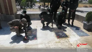 غبارروبی گلزار شهدا شیروان
