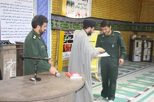 تجلیل از فعالان فرهنگی و خبرنگاران بسیجی در لردگان