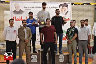 مسابقات ووشو ساندا اقایان به مناسبت هفته دفاع مقدس برگزار شد