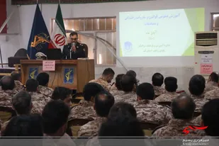 بررسی علل تصادفات با حضور یکی از مسئولان پلیس راهور قم