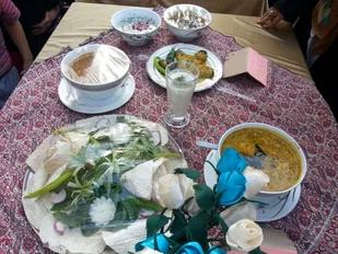 برگزاری اولین جشنواره غذاهای محلی در محله اسلامی شهرک شهید بهشتی شاهرود+تصاویر