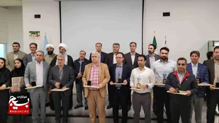 تقدیر از کارگران نمونه استان البرز، در شرکت مادیران شهرستان ساوجبلاغ