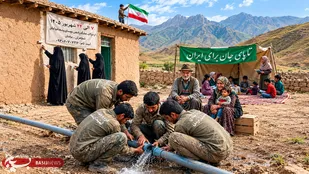 اعزام گروه جهادی گفتمان ناب تهران به روستای پشته قره&zwnj;آغاج مشکین شهر