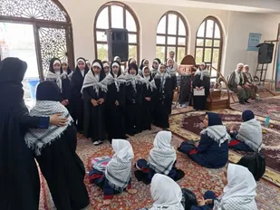 مراسم یادواره شهدای دانش آموز در جوار مزار شهید آرمان علی وردی