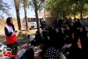 اردوی جهادی بسیج دانش&zwnj;آموزی خواهران در امامزاده قلعه باباخان ملایر برگزار شد
