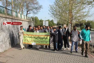 پیاده&zwnj;روی کارکنان سپاه ناحیه همدان به مناسبت هفته عقیدتی
