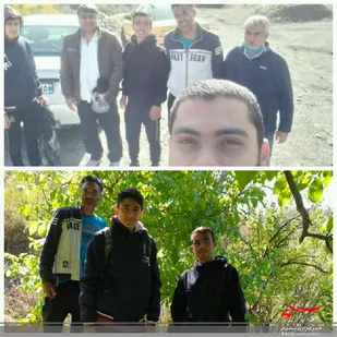 کوهنوردی فرمانده و بسیجیان پایگاه شهید عاقبتی حوزه بسیج شهری