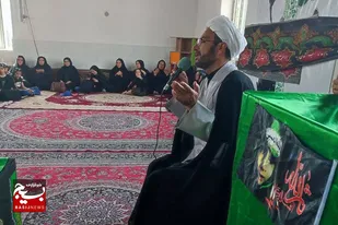 برگزاری مراسم شیرخوارگان حسینی در شهر صالح آباد