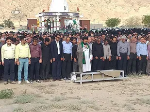 پیکر رزمنده دفاع مقدس در استان بوشهر تشییع شد