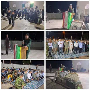یادواره شهدای روستای تلنگ کشتاران بخش کریان برگزار شد