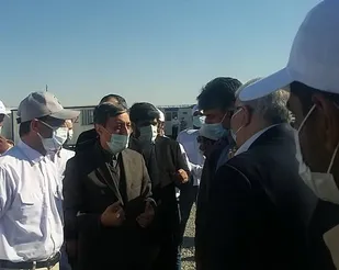 ورود رئیس بنیاد مستضعفان به شهرستان جاسک
