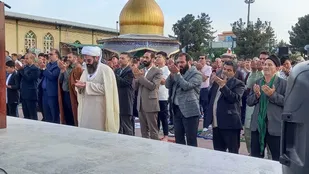 نماز   عید سعید فطر در مصلی حسن آباد فشافویه