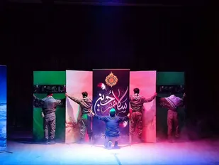 اجرای نمایش چکه صدای باران در شهرستان ملایر