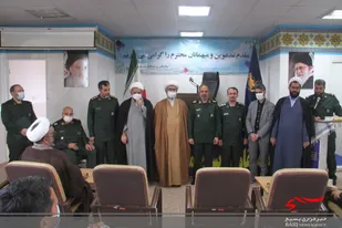 مراسم تکریم و معارفه فرمانده ناحیه بسیج امام حسن مجتبی (ع)