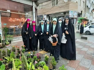 مانور سفیران مهر بمناسبت نیمه شعبان در شهرستان بهارستان