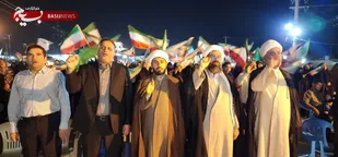 بندرلنگه؛ اوج همبستگی در اجتماع شهدای گمنام با پویش &laquo;مشت&zwnj;های گره&zwnj;کرده&raquo;