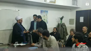 تکریم و معارفه رابط نمایندگی ولی فقیه در حوزه مقاومت بسیج ۱۳ قمر بنی هاشم (ع)