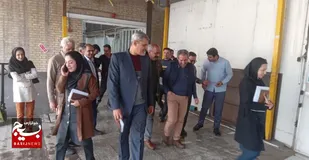 پایش و عارضه کارخانه مانی ماس توسط بسیج مهندسین صنعت فسا