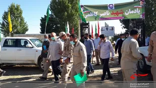 بازدید مسئول سازمان اردویی بسیج از یادمان های دفاع مقدس استان آذربایجان غربی