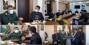 نشست صمیمانه شورای فرماندهی گردان ویژه تکاور فاتحین تیپ ۴۸ فتح با سردار حکمتیان