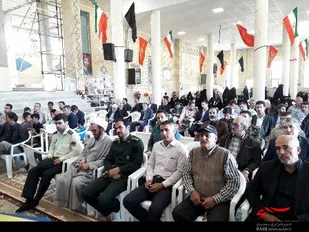 مراسم یادبود شهدای فرادنبه برگزار شد