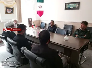 دیدار پایوران نمایندگی ولی فقیه در ناحیه مقاومت بسیج قدس با امام جمعه شهرستان کن