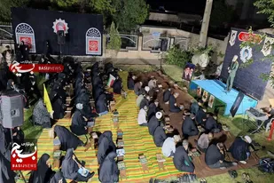 برگزاری محفل انس با قرآن در موکب ۶۱۸ شهید شهرستان بهار