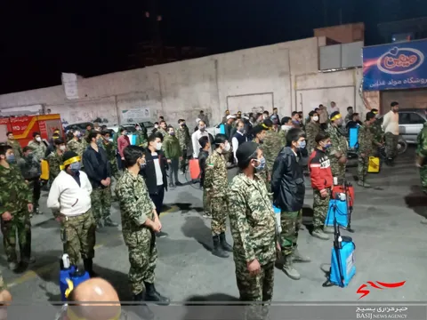 مرحله ی سوم رزمایش مقابله با ویروس کرونا برگزار شد/بسیج اسلحه پیش برنده اهداف نظام اسلامی است و مردم به آن امید دارند .