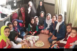 جشن ولادت حضرت زینب(س) در حلقه کودکان پایگاه محدثه بهار