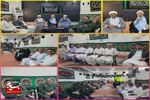 دیدار فرمانده سپاه شهرستان ایرانشهر با امام جمعه به مناسبت هفته عقیدتی سیاسی