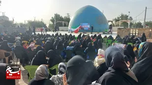 برگزاری همایش پیاده روی خواهران در گتوند