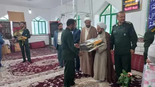 برگزاری تکریم و معارفه فرمانده حوزه بسیج حمزه سیدالشهدا منطقه کلاته خیج شاهرود