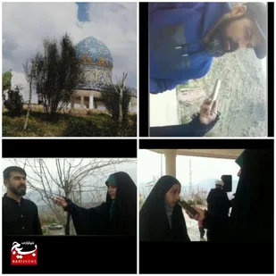 لحظه تحویل سال در جوار شهدای گمنام شهرستان ایذه و مصاحبه با تنی چند از مشتاقان شهداء
