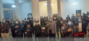 سالگرد شهادت حاج قاسم سلیمانی و عزاداری ایام فاطمیه در حجت آباد