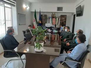 دیدار مسئولان فرمانداری با فرمانده سپاه پیشوا