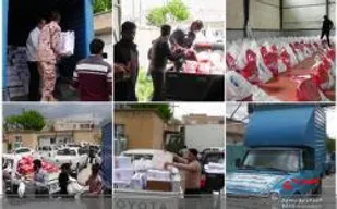 توزیع 1000 بسته معیشتی بین نیازمندان در مرحله اول رزمایش کمک مومنانه